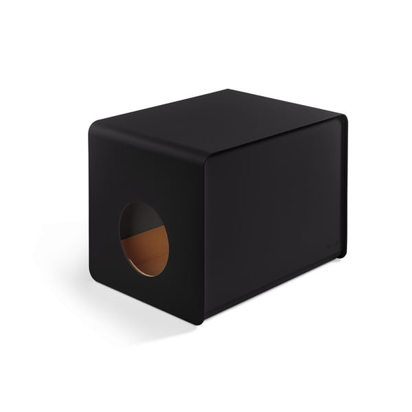 Crna mačji WC 41x54,5 cm Sito Black – MiaCara