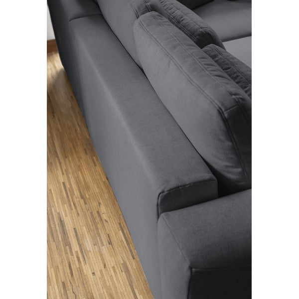 Tamno siva sklopiva kutna garnitura (u "U") Homely Tommy - Miuform-image-2