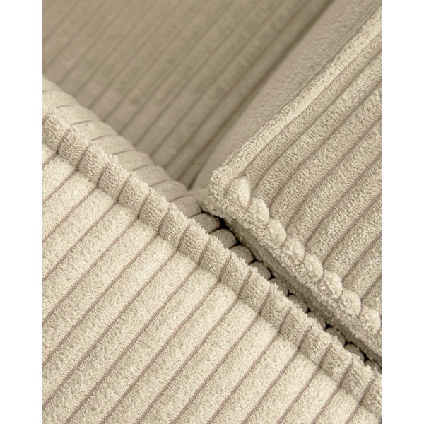 Bež sofa od samta 210 cm Blok – Kave Home-image-3