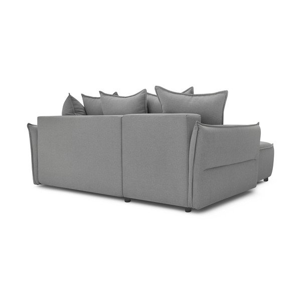 Svijetlo siva sklopiva kutna garnitura (s lijevim kutom) Leon – Bobochic Paris-image-4