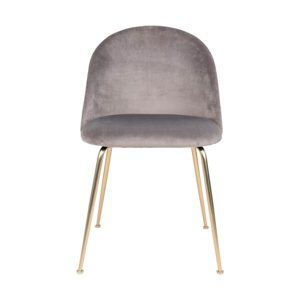 Svijetlo sive baršunaste blagovaonske stolice u setu 2 kom Geneve – House Nordic-image-2