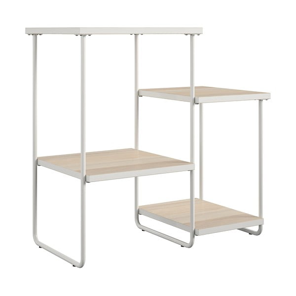 Bijeli/u prirodnoj boji pomoćni stol s pločom stola u dekoru jasena 35x67 cm Dante – Støraa