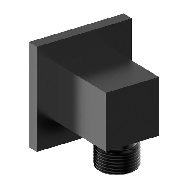 Mat crni mjedeni priključni dio za tuš – Sapho