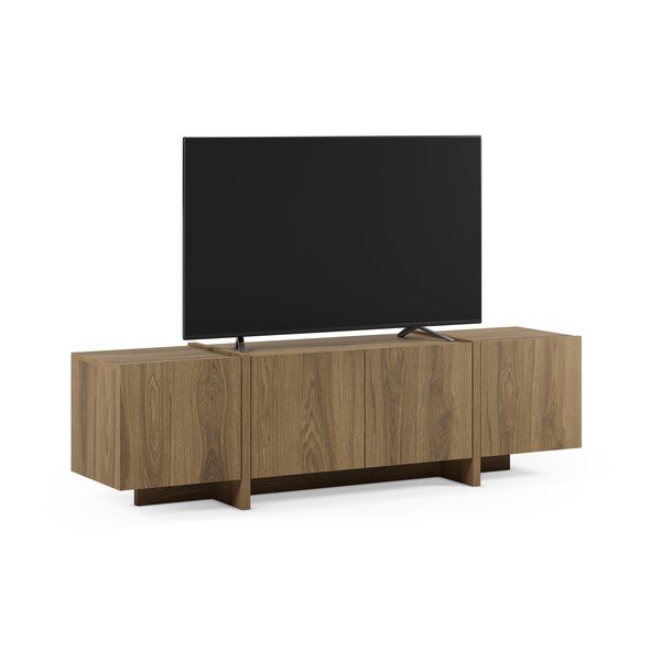 TV komoda u dekoru hrasta u prirodnoj boji 180x55x35 cm Volia – Marckeric-image-4