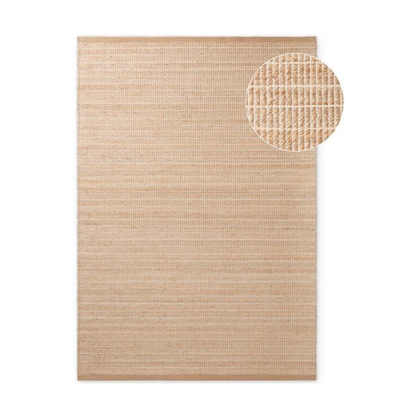 Obostrani/ručno rađen tepih od mješavine jute u prirodnoj boji 200x300 cm Birka – Villeroy&Boch