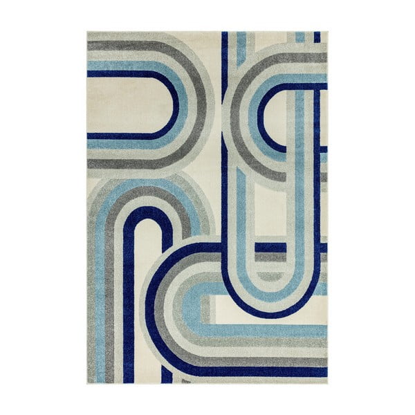 Tepih prljavo plavi 120x170 cm Nova Retro Blue – Asiatic Carpets