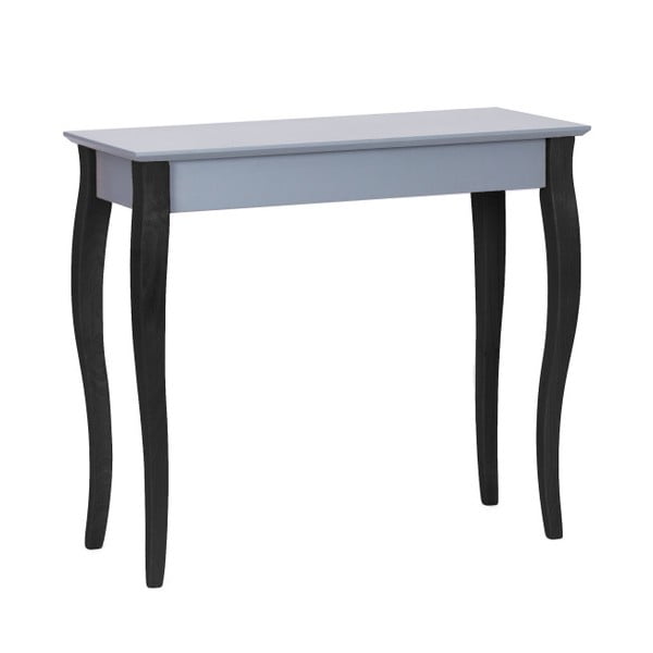 Tamno sivi konzolni stol s crnim Ragaba Lilo nogama, širine 85 cm