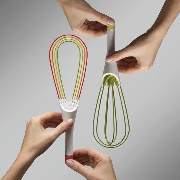 Bijelo-crvena sklopiva pjenjača Joseph Joseph Twist-image-2