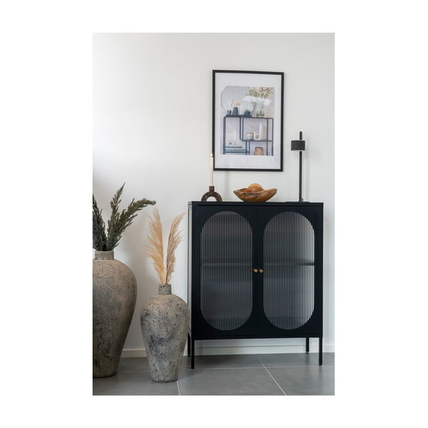 Smeđa visoka vaza od terakote Corvo – House Nordic-image-3