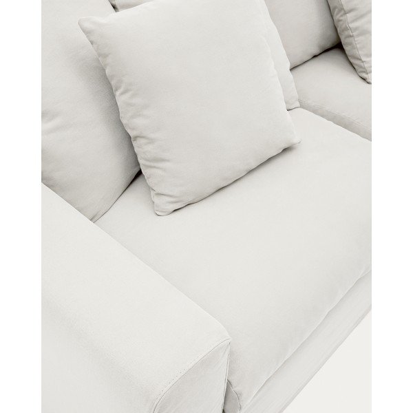 Bijela presvlaka 240 cm Nora – Kave Home-image-4