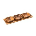Zdjele za posluživanje s pladnjem od bagremovog drveta Premier Housewares Socorro