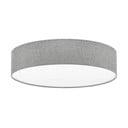 Bijela/siva stropna svjetiljka s tekstilnim sjenilom PASTERI – EGLO