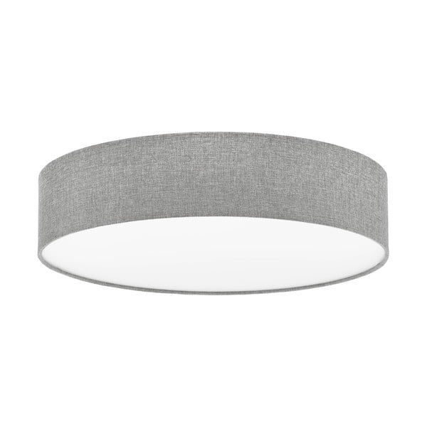 Bijela/siva stropna svjetiljka s tekstilnim sjenilom PASTERI – EGLO