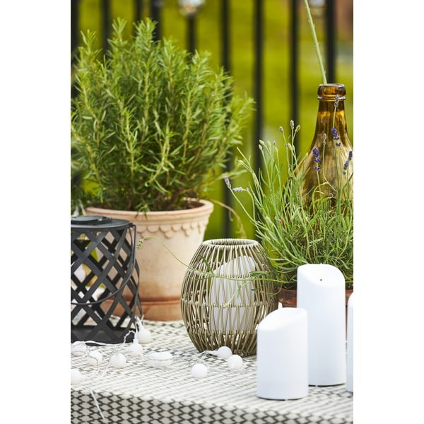 Crna LED lampa Star Trading Calabria, visina 20 cm-image-4