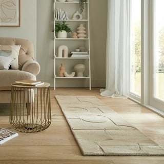 Bež vunena staza 60x230 cm Gigi - Flair Rugs
