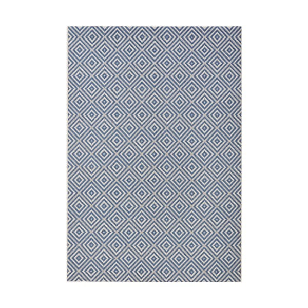Plavi vanjski tepih NORTHRUGS Karo, 160 x 230 cm
