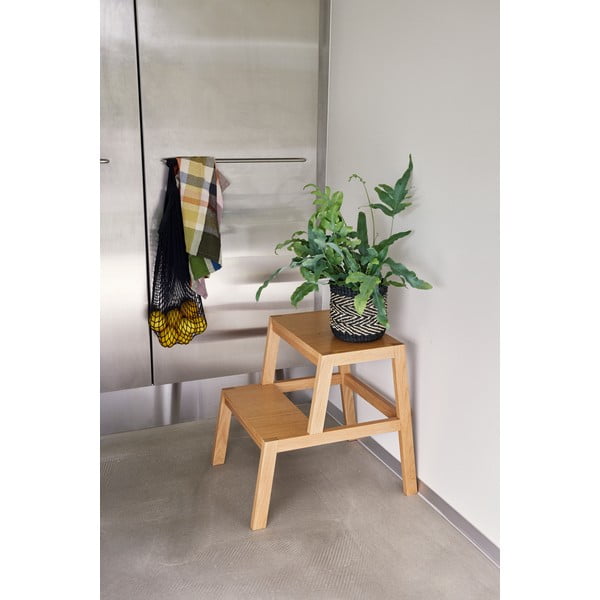 Stolac u dekoru hrasta u prirodnoj boji Alp – Hübsch-image-2