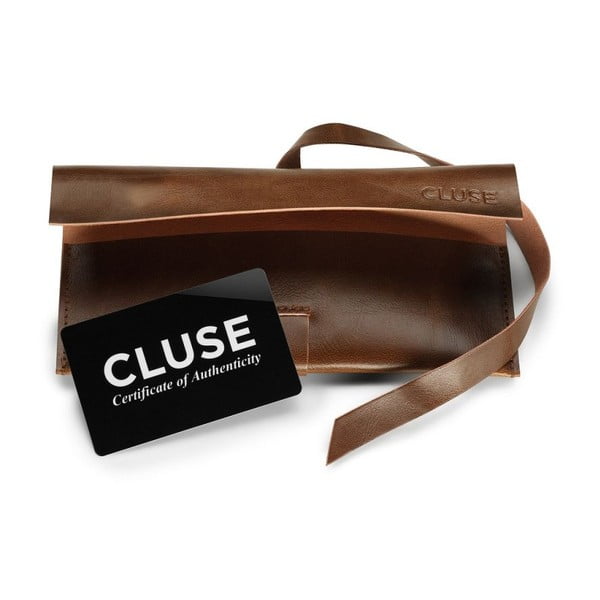 Damski ručni sat sa kožnim remenom i rose gold detaljima Cluse La Bohéme-image-3