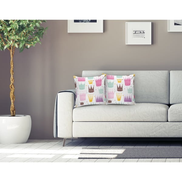 Dječja jastučnica Colorful Crown - Minimalist Cushion Covers-image-2