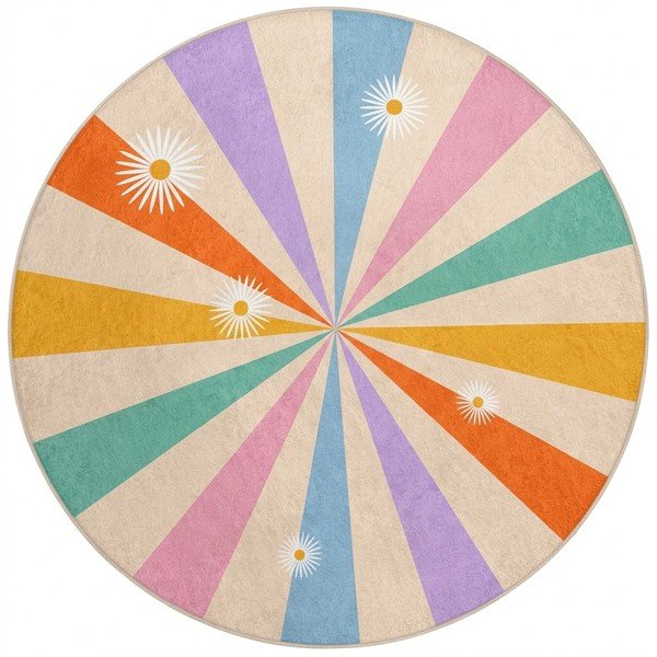 Periv dječji tepih ø150 cm Rainbow Daisy – Mila Home