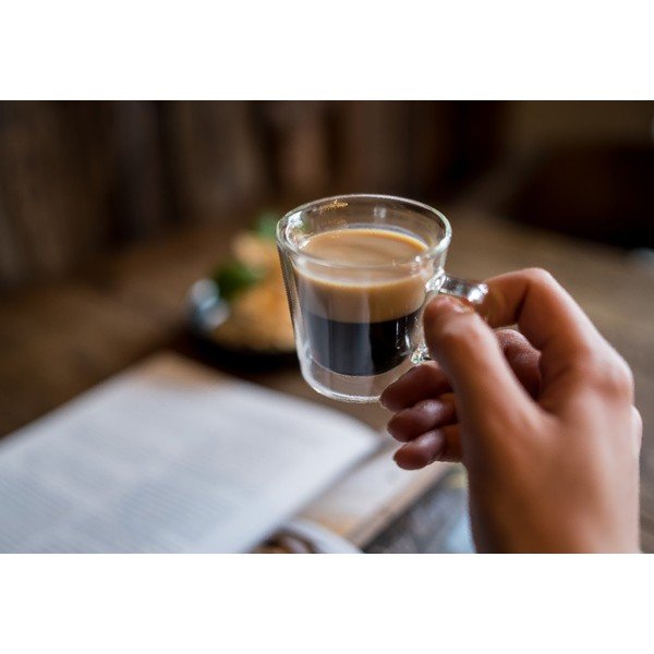 Staklene šalice u setu 2 kom za espresso/s dvostrukom stijenkom 80 ml Diva – Vialli Design-image-1