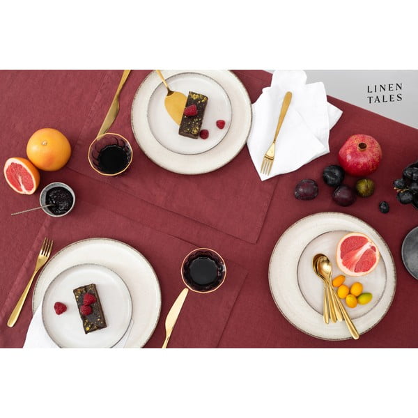 Laneni stolnjak 140x250 cm Marsala – Linen Tales-image-1
