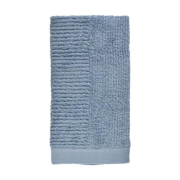 Plavi ručnik od 100% pamuka Zone Classic Blue Fog, 50 x 100 cm