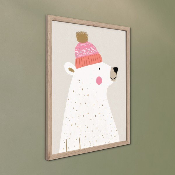 Dječja slika 30x40 cm White Bear – Styler-image-3
