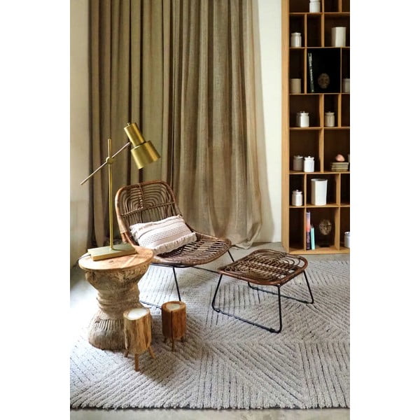 Svjetlo smeđi periv/ručno rađen vunen tepih 170x240 cm Golden Coffee – Lorena Canals-image-3