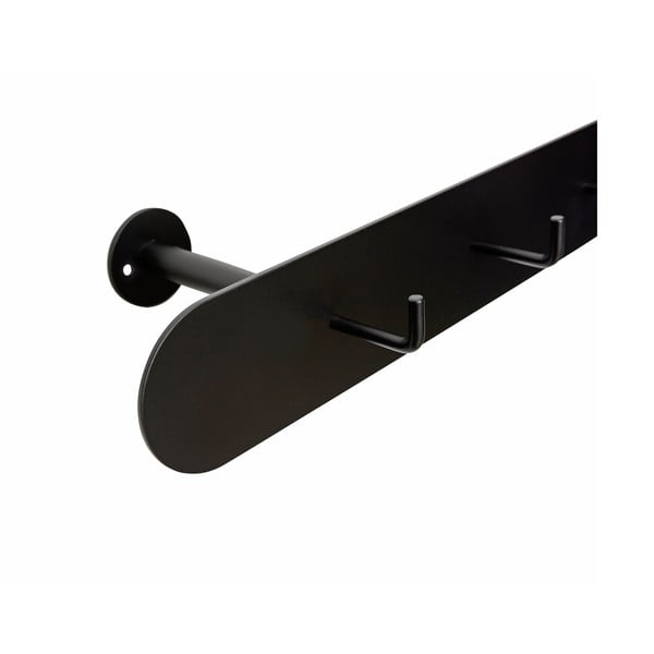 Crna metalna zidna vješalica Hack – Hübsch-image-3