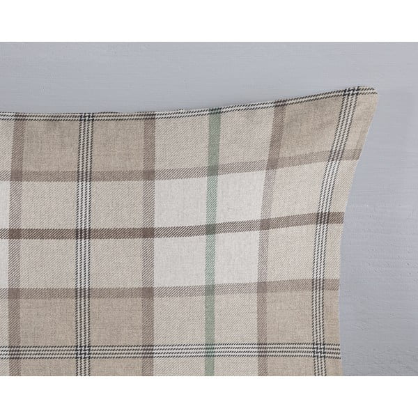 Svjetlo smeđa flanelska posteljina za krevet za jednu osobu/za produženi krevet 140x220 cm Bernardus – Good Morning-image-2