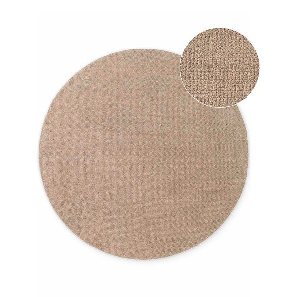 Bež ručno rađen vunen okrugao tepih ø 160 cm Greenwich – Ted Baker