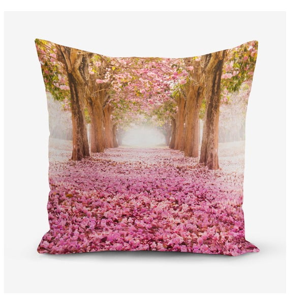 Jastučnica s primjesom pamuka Minimalist Cushion Covers Pinky, 45 x 45 cm