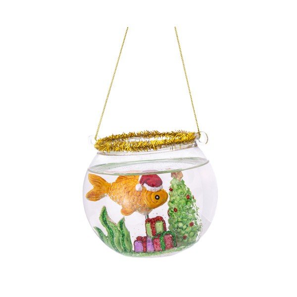 Stakleni božićni ukras ø 8 cm Fish Bowl – Sass & Belle