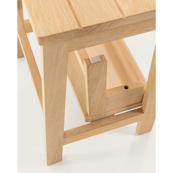Stolac od masivne breze u prirodnoj boji Nell – Kave Home-image-2