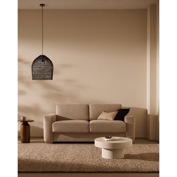 Bež vunen tepih 200x300 cm Lubrin – Kave Home-image-1