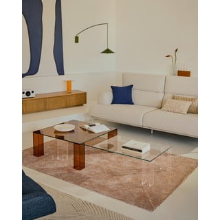 Ručno rađen tepih viskozan boje terakote 160x230 cm Elvan – Kave Home
