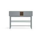 Plavi/sivi pomoćni stol 35x120 cm Corvo – Teulat