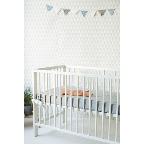 Dječja siva lanena plahta Linen Tales Nature, 90 x 200 cm-image-3