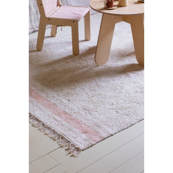 Ružičasti/krem periv/ručno rađen pamučan tepih 90x130 cm Gastro Rose – Lorena Canals-image-4