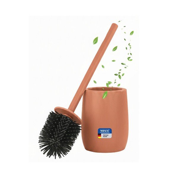 Smeđa keramička WC četka Fablo – Wenko-image-2