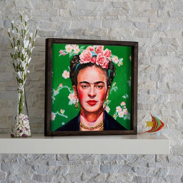 Zidna slika Frida Kahlo, 34 x 34 cm-image-1