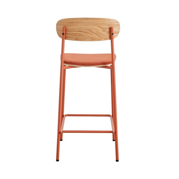 Crvene/u prirodnoj boji barske stolice u setu 2 kom (visine sjedala 66 cm) Adriana – Marckeric-image-3