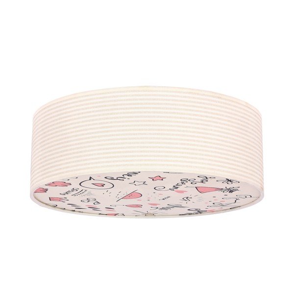 Dječja stropna svjetiljka s tekstilnim sjenilom ø 38 cm Kiddy – Candellux Lighting-image-2