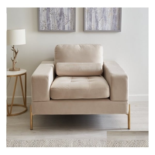 Bež fotelja Versailles – Ropez-image-1