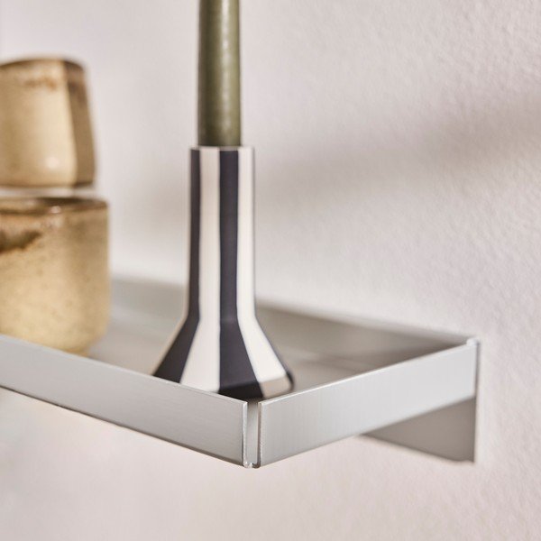 Metalna polica u srebrnoj boji 50 cm Bakku – OYOY Living Design-image-1