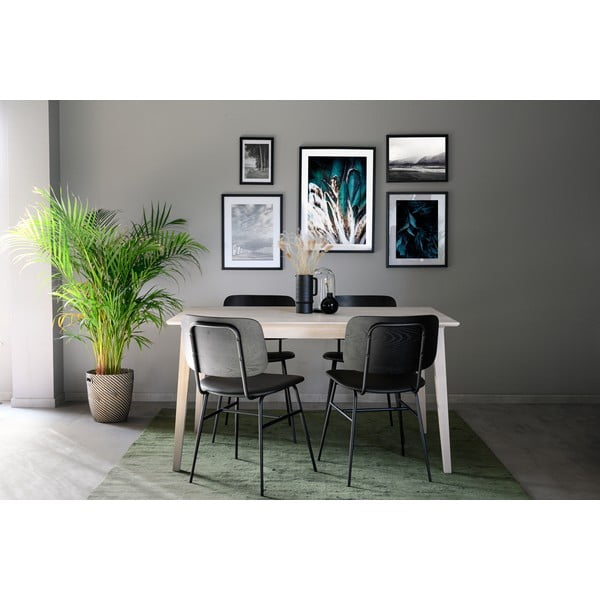 Blagovaonski stol od mat lakiranog hrasta Rowico Mimi, 140 x 90 cm-image-2