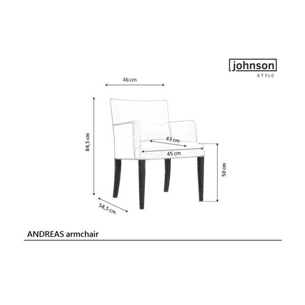 JohnsonStyle Andreas siva fotelja-image-1