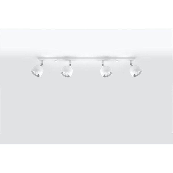 Bijela stropna svjetiljka Sollux Ollo, dužine 80 cm-image-1