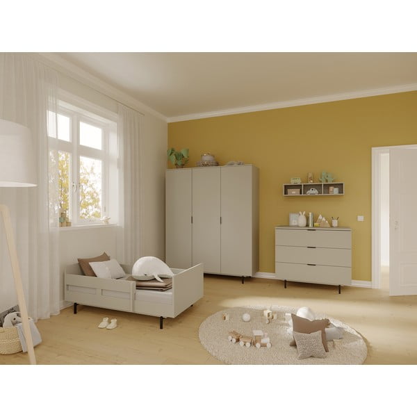 Sivi dječji krevet s podnicom 70x140 cm Tomino – Germania-image-1